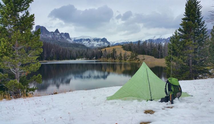 Snow has come to the WY, Wind and Absaroka Mountains and guiding has slowed, so time to get out backpacking and fishing!  Mark at Trout Bumming.com