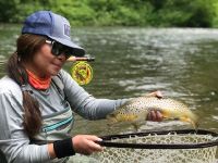Thao with a Pa Brown Trout