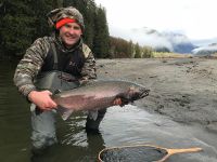 A late Coho salmon at the end of November from the Squamish River