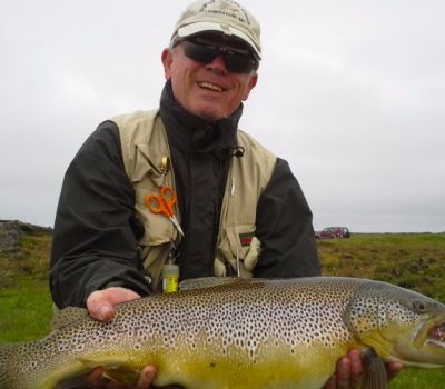 Fly Fishing in Iceland with Guide Valdimar Maddi Valsson