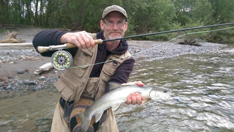 Brian Mack with Squamish Bull trout